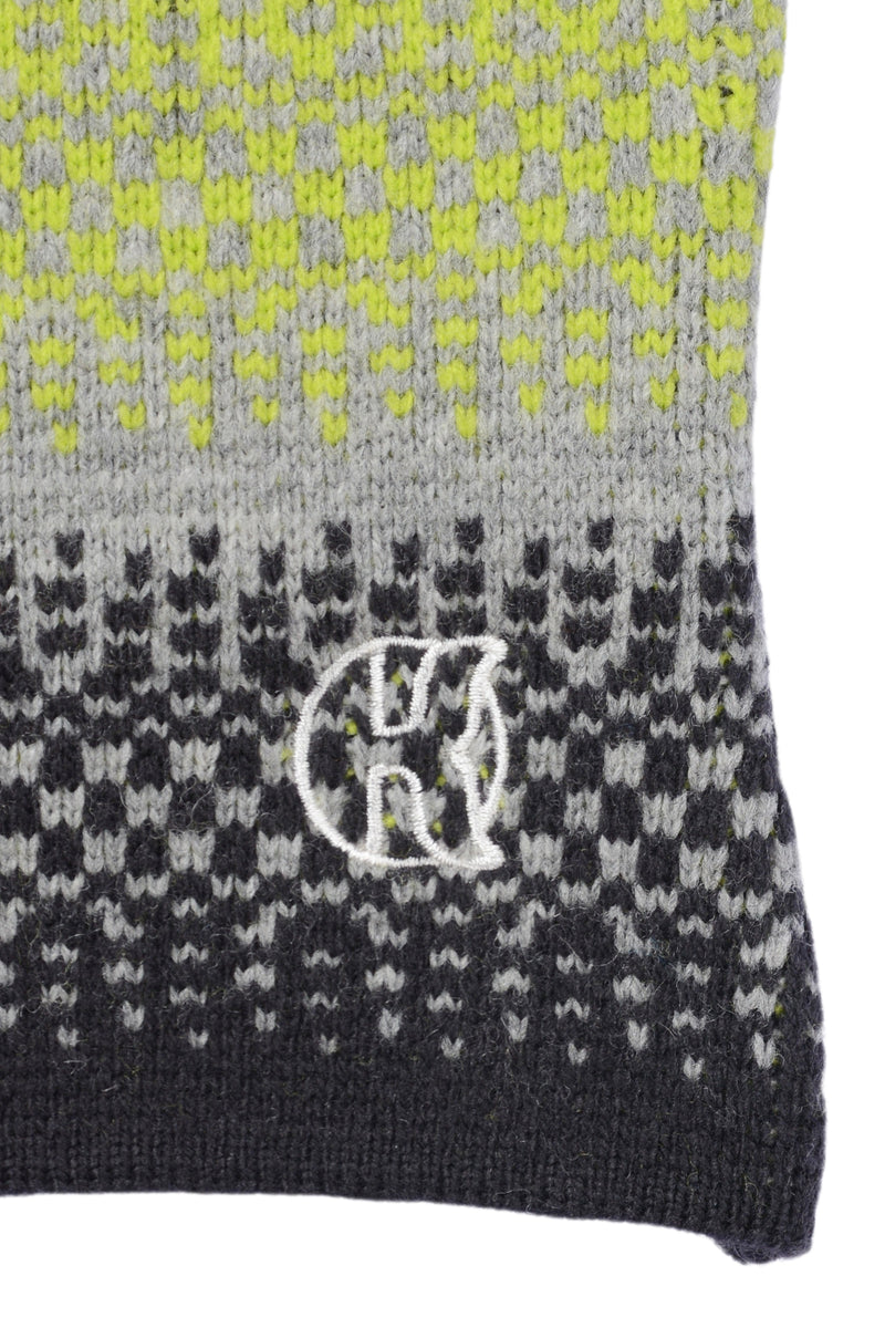 JACQUARD ONE SHOULDER KNIT (LIME MIX) – Office Kiko