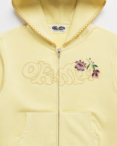 Office Kiko Floral Shrunken Zip Up