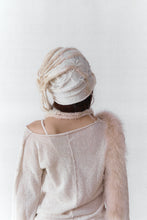 FUR TAIL MOHAIR BEANIE
