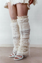JACQUARD KNEE HIGH LEG WARMERS