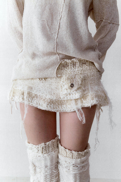 CROCHET POCKET MINI SKIRT