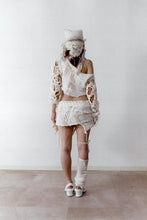 RAW FELT OVERLAY SKIRT