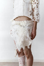 RAW FELT OVERLAY SKIRT