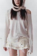 LINEN V NECK BASIC KNIT