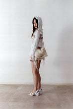 JACQUARD PATCHWORK HOODIE