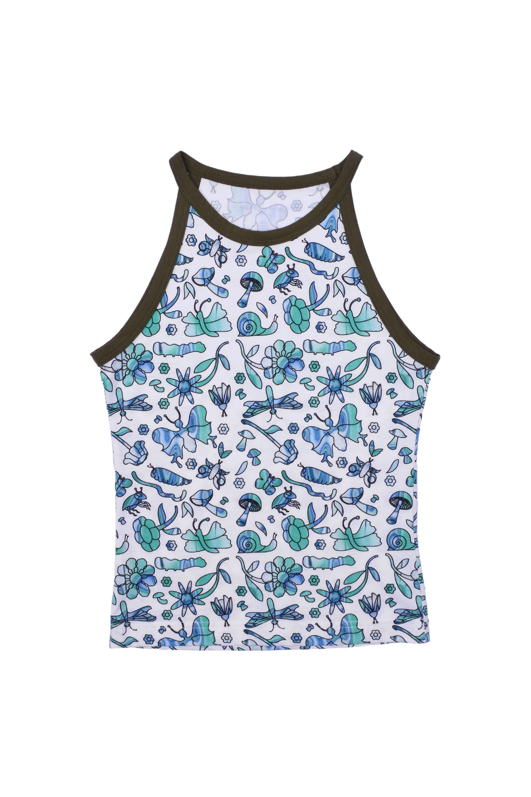 BUG FLORAL PRINT CAMISOLE (White)