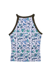 BUG FLORAL PRINT CAMISOLE (White)
