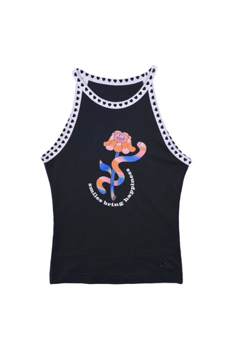 [Pre-Order] PRINT CAMISOLE (Black)