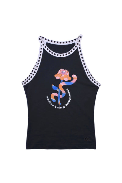 [Pre-Order] PRINT CAMISOLE (Black)