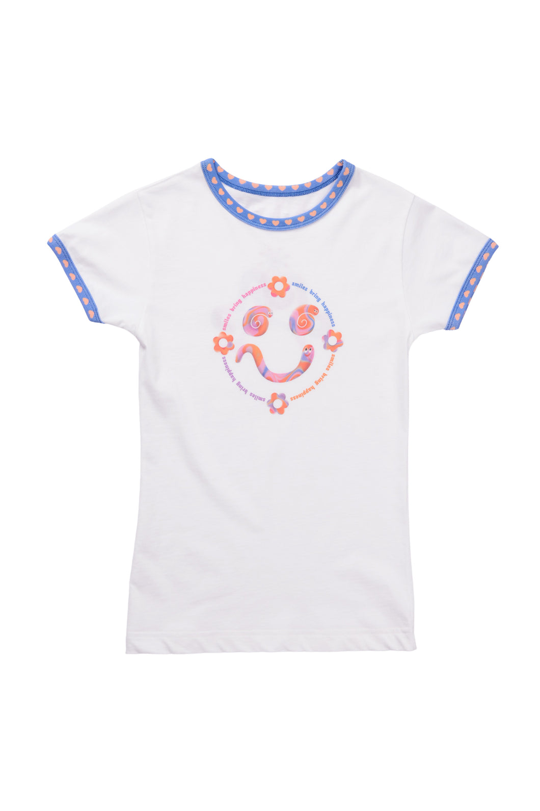 PRINT SMALL FIT T-SHIRT (White)