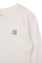 NEW LOGO EMBROIDARY L/S T-SHIRT (WHITE)