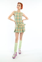 [OK × OC] CHECK DRESS (BEIGE-GREEN PLAID)