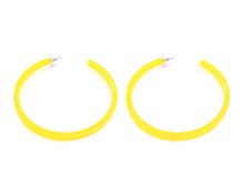 Infinity Hoops (earrings) Yellow