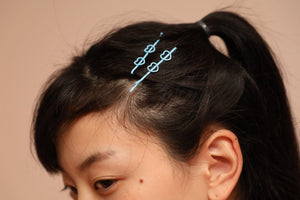 Idol Hairpin Light Blue