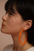 Galaxy Hoops (clip earrings) Orange