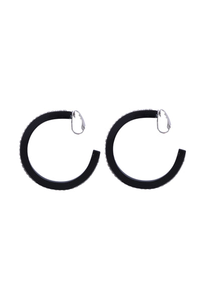Gyaru Earrings (clip earrings) Black