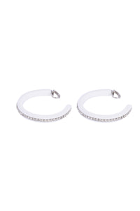Gyaru Earrings(clip earrings) White