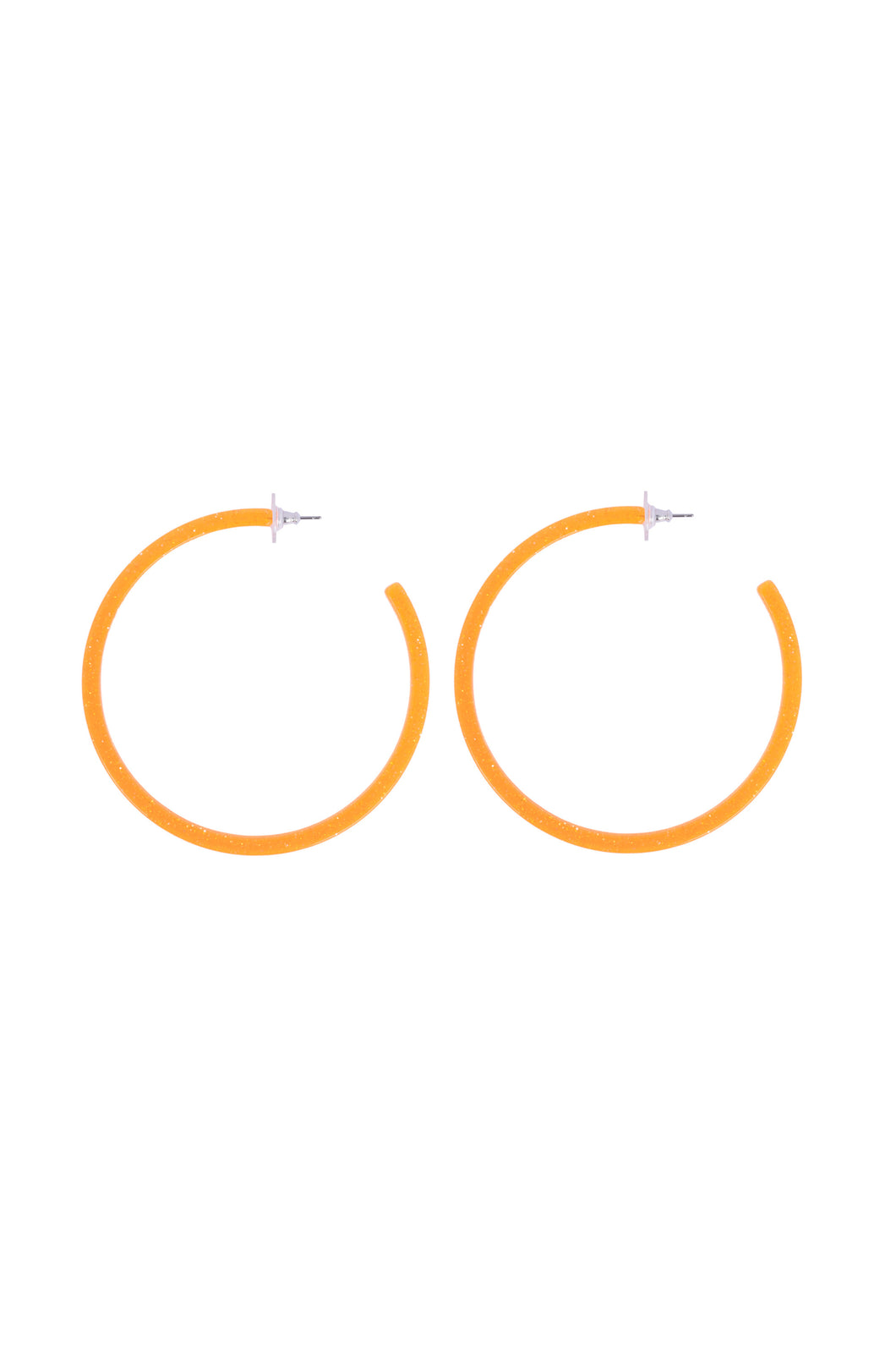 Galaxy Hoops (earrings) Orange