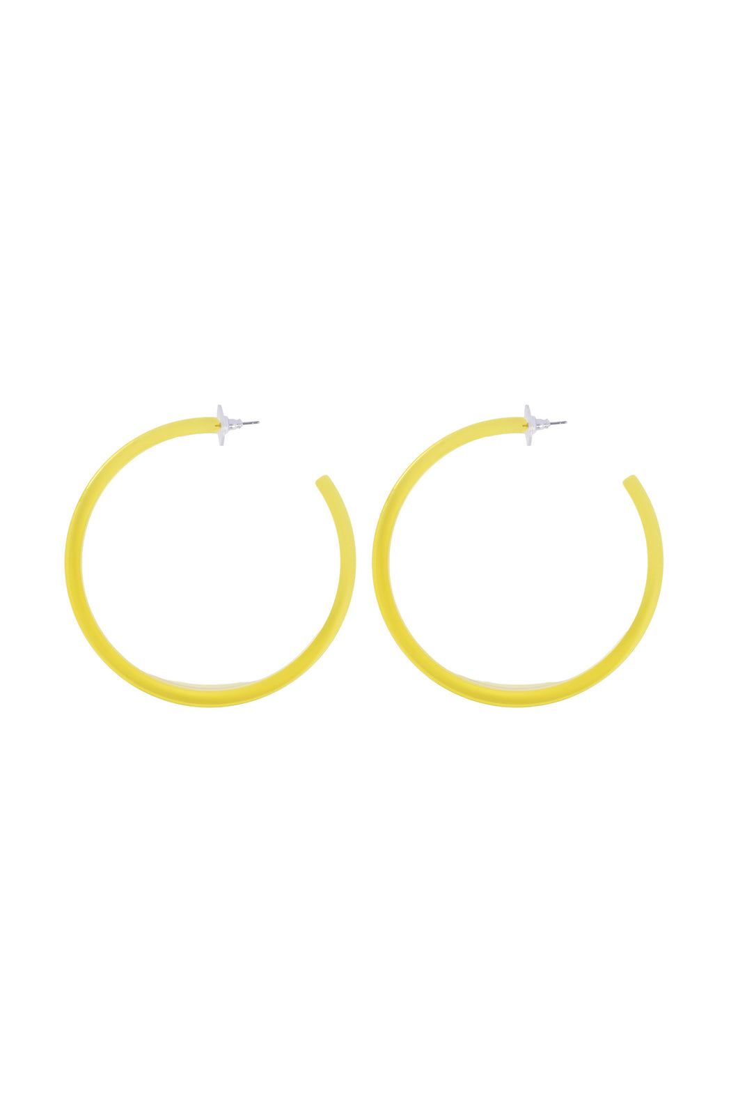 Infinity Hoops (earrings) Yellow