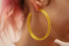 Galaxy Hoops (earrings) Yellow