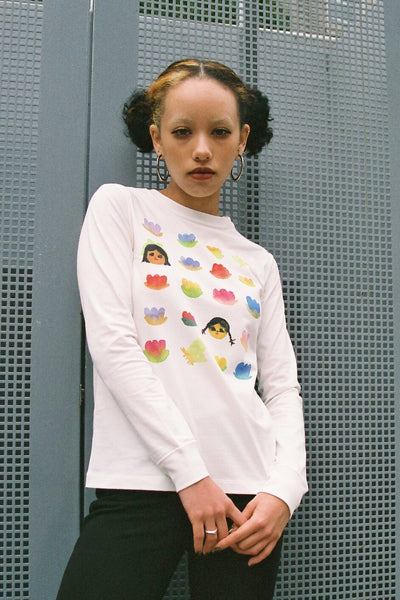 Parade of friends L/S TEE (Wildflower forest)