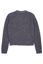 RE knit cardigan (Gray × Orange)