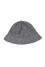 RE knit hat (White Gray × Navy)
