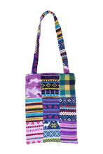 fleece patched tote bag D
