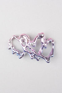 Heart times three earring