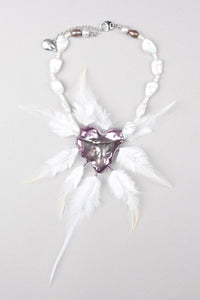 Heart Ciconia necklace