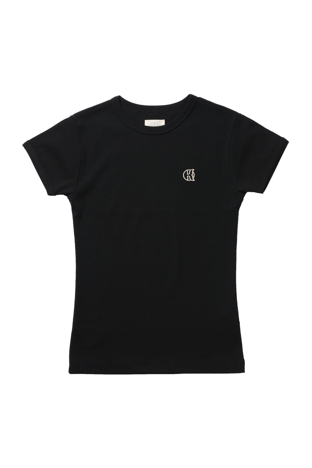 NEW LOGO EMBROIDERY T-SHIRT (BLACK)