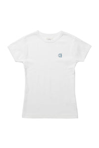 NEW LOGO EMBROIDERY T-SHIRT (WHITE)