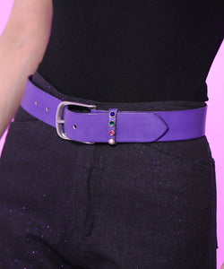 [OK×MAXIMUM HENRY] Gem Belt (Majo Purple)